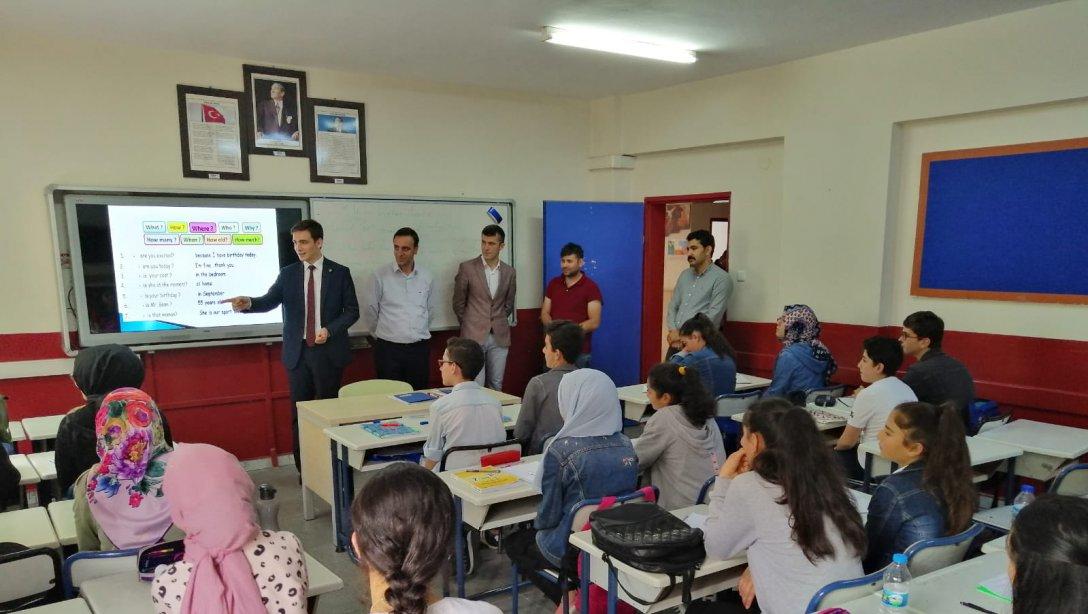 İlçe Milli Eğitim Şube Müdür V. Osman ÇAKIR Destekleme ve Yetiştirme Kurslarına Ziyaret 