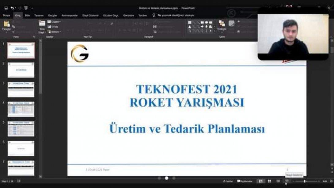 Teknofest 2021 Roket Hazırlıklarına Yönelik Değerlendirme Toplantıları Devam Ediyor 