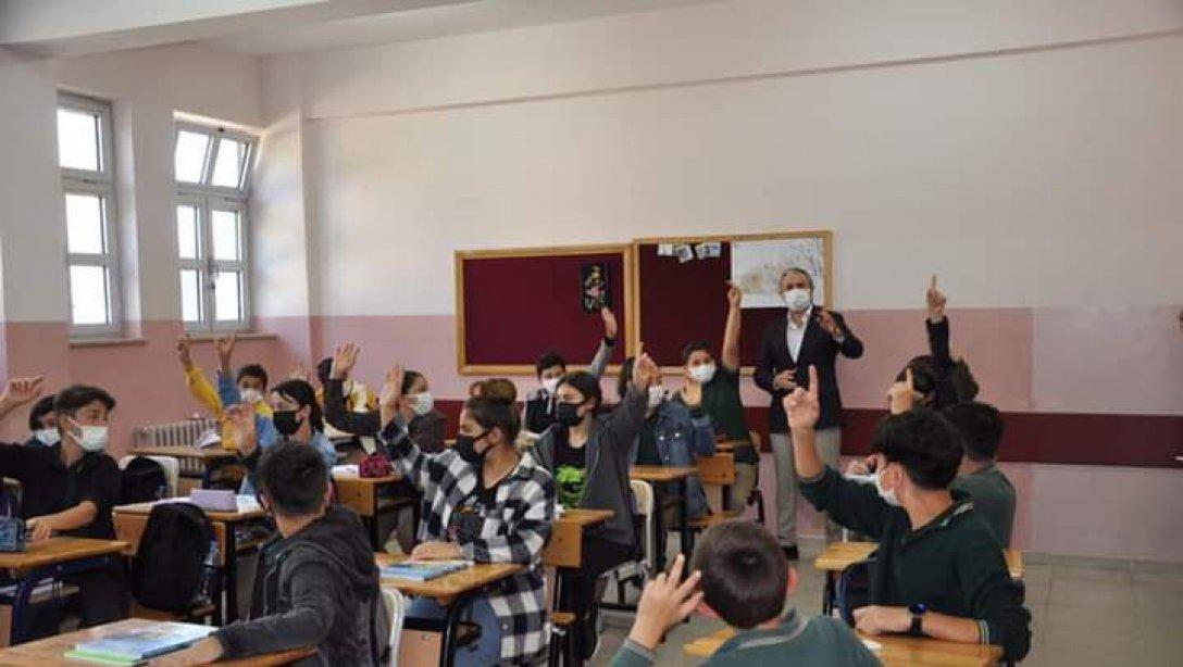 Müdürümüz Sayın Hasan ACU Ortaköy Ortaokulunu Ziyaret Etti