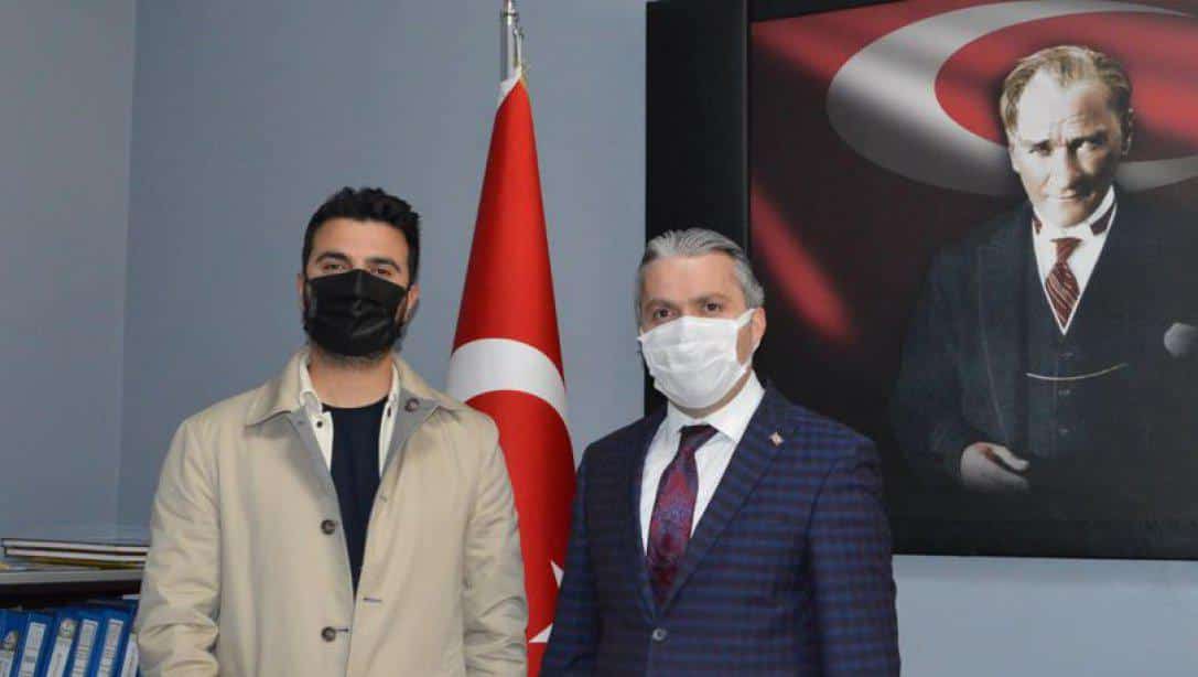 Pamukkale Üniversitesi Öğretim Görevlisi Sayın Sercan ÖZER, Müdürümüz Sayın Hasan ACU'yu Ziyaret Etti