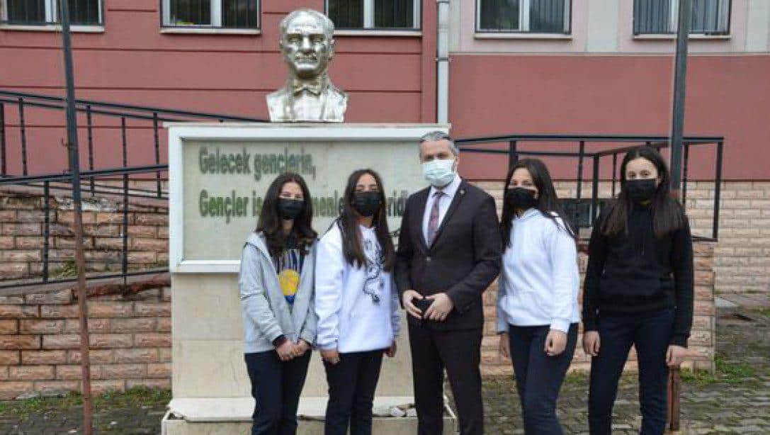 Müdürümüz Sayın Hasan ACU Aybastı Anadolu Lisesini Ziyaret Etti