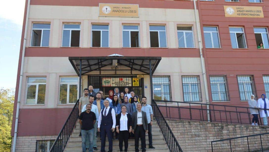Müdürümüz Sayın Hasan ACU, Anadolu Lisesini Ziyaret Etti