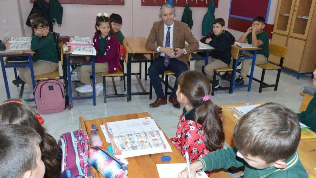 Müdürümüz Sayın Hasan ACU, Ortaköy İlkokulu Ortaokulunu Ziyaret Etti