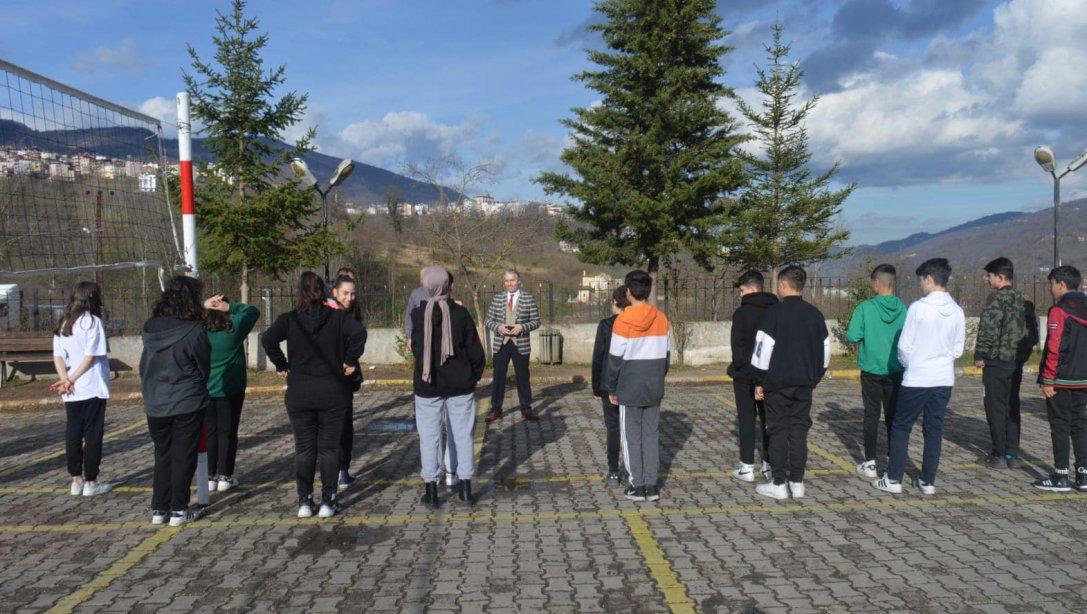 Müdürümüz Sayın Hasan ACU, Aybastı Anadolu Lisesini Ziyaret Etti 