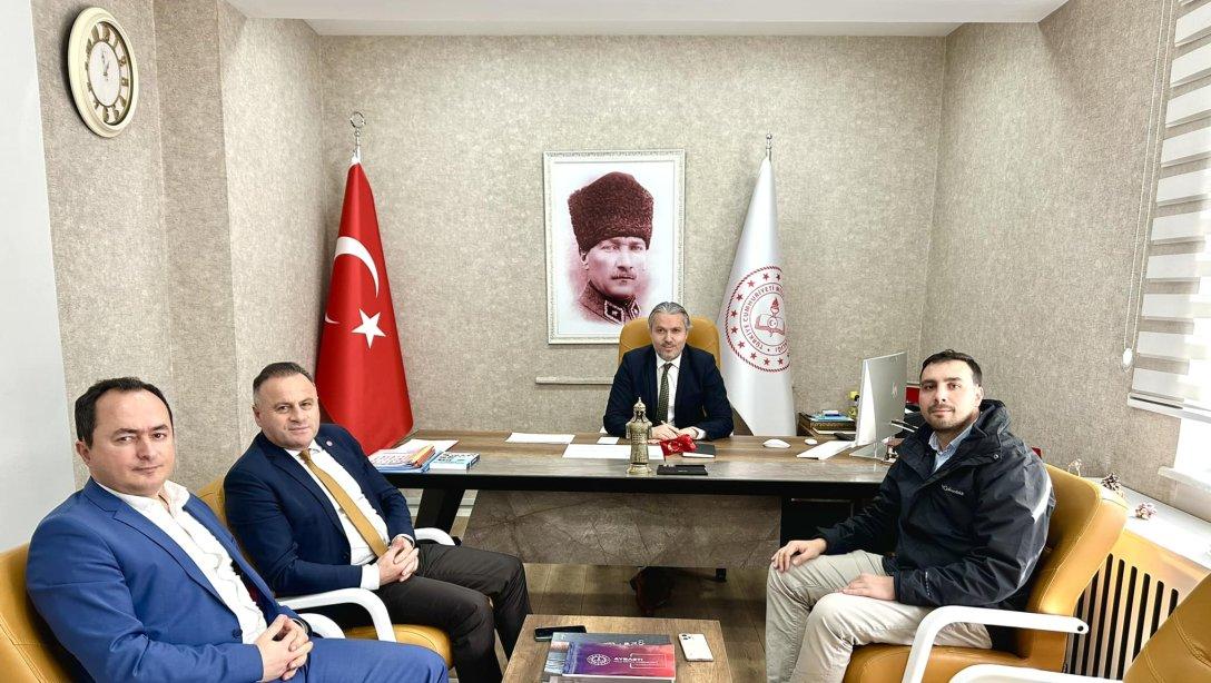 Türk Eğitim - Sen Ordu Şube Başkanı Sayın Metin ŞEYHOĞLU ve Beraberindeki Heyet Müdürümüz Sayın Hasan ACU 'yu Ziyaret Ettiler
