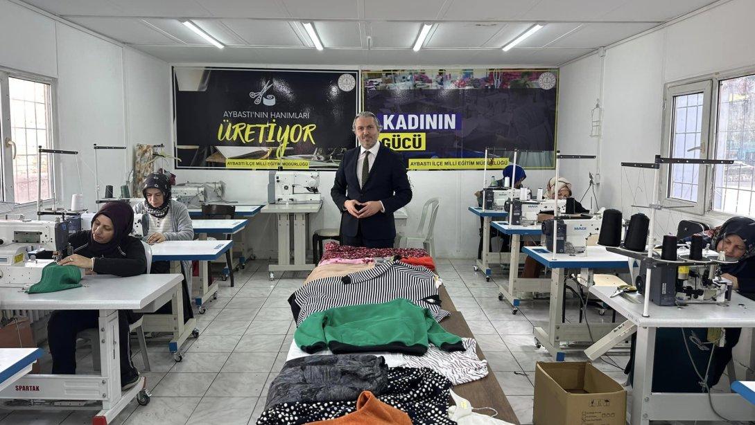 Müdürümüz Sayın Hasan ACU Tekstil Atölyemizi Ziyaret Etti 
