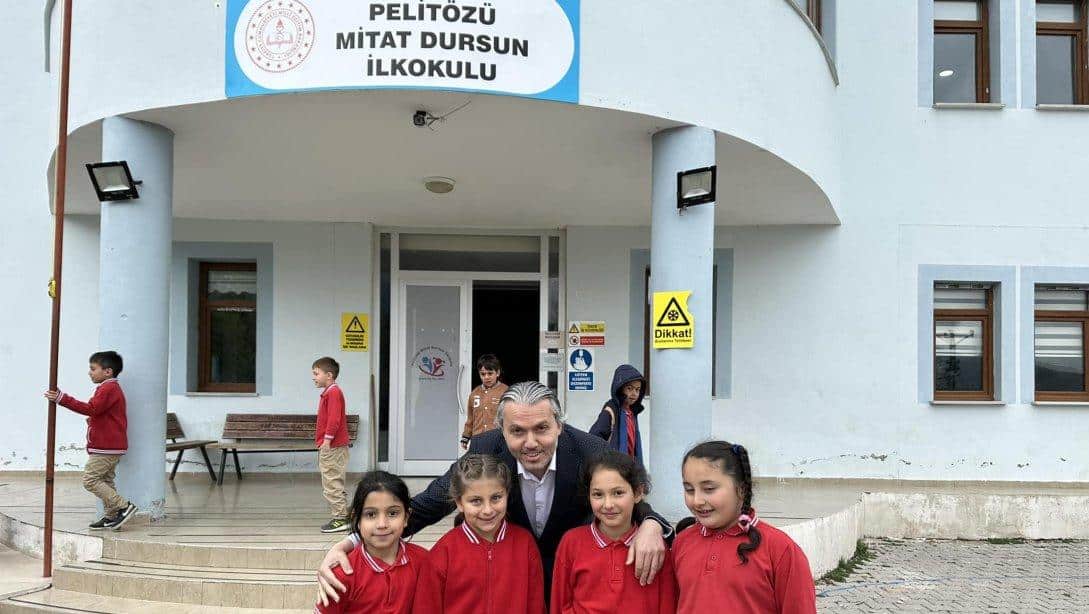 Müdürümüz Sayın Hasan ACU Pelitözü Mitat DURSUN İlkokulunda Mini Mini Birleri Ziyaret Etti