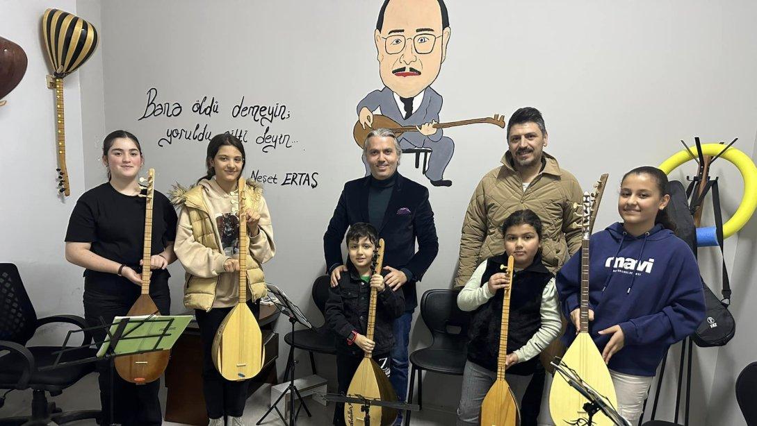 Müzik Evimiz Ara Tatilde Yoğun Çalışmasına Devam Ediyor