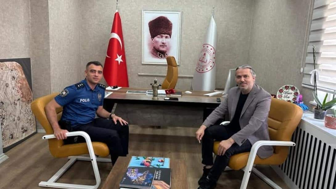 Emniyet Müdürümüz Sayın Şahin Yıldız, müdürlüğümüze ziyarette bulundu