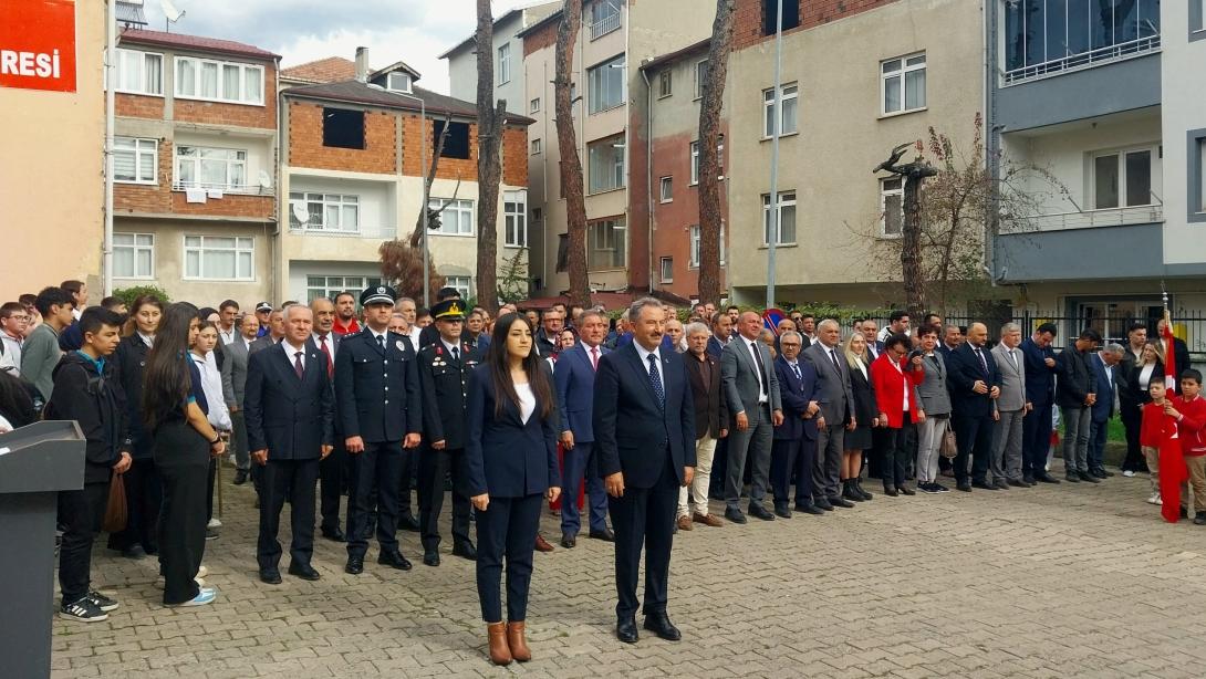 29 Ekim Cumhuriyet Bayramı Çelenk Sunma Töreni Gerçekleştirildi